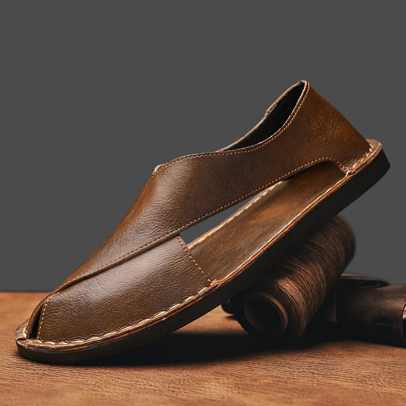 Klaas - Ademende Sandalen van Echt Leer