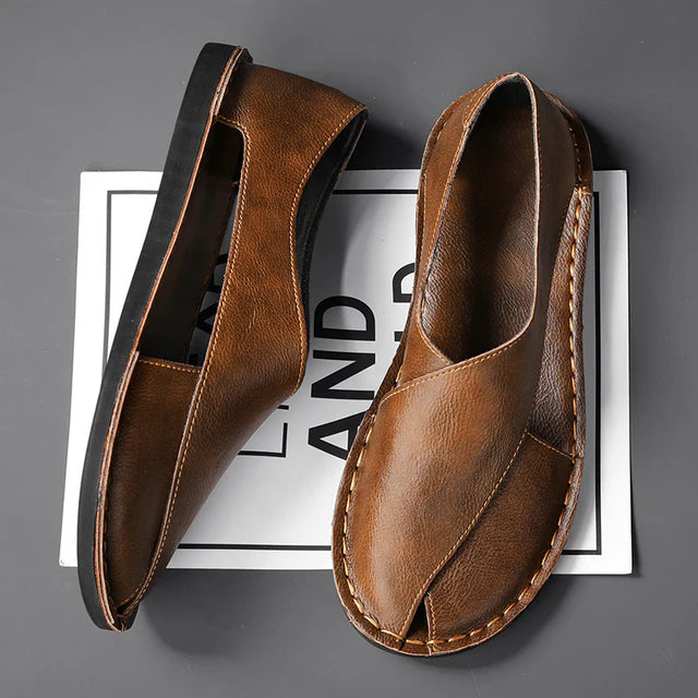 Klaas - Ademende Sandalen van Echt Leer