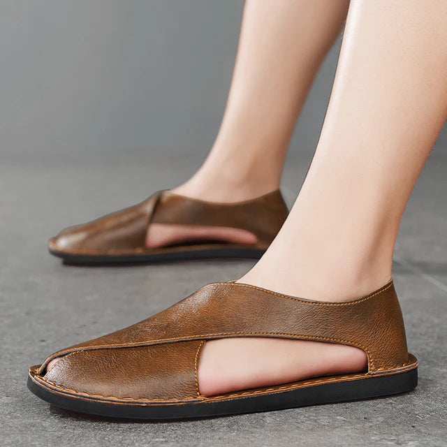 Klaas - Ademende Sandalen van Echt Leer