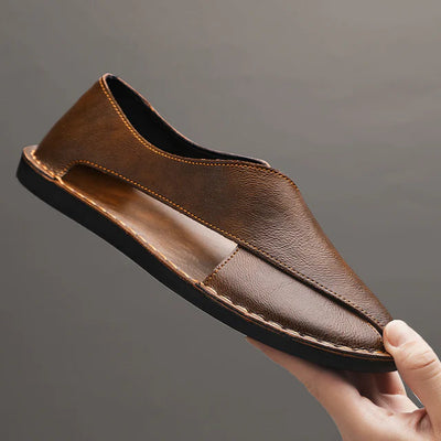 Klaas - Ademende Sandalen van Echt Leer