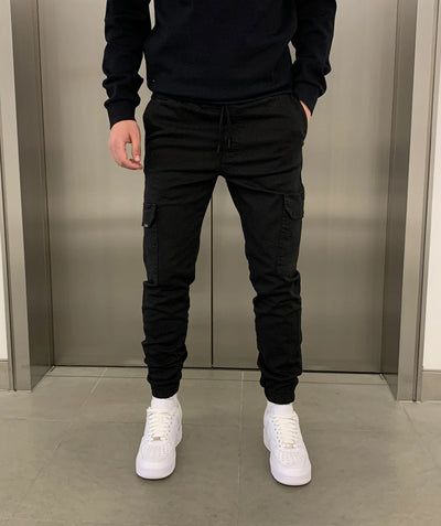 Abraham - Elastische Cargo Joggers