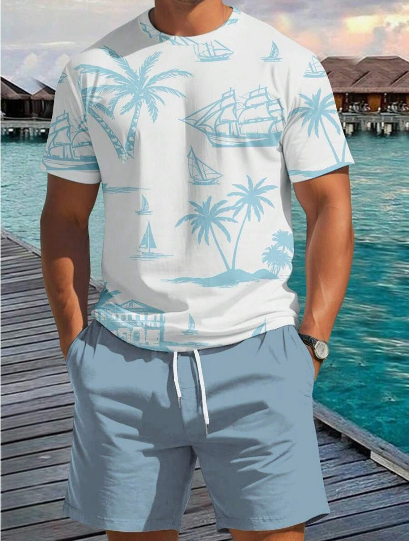 Barea – Elegante Zomerse Tweedelige Set met Print