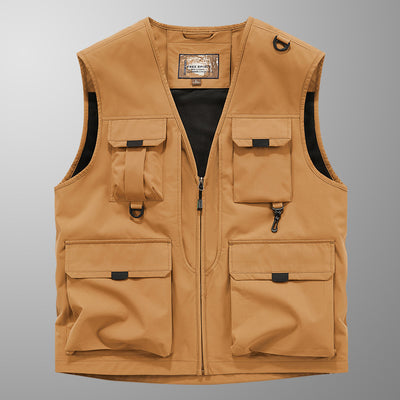 Mose - Ademend Cargo Vest met Meerdere Zakken