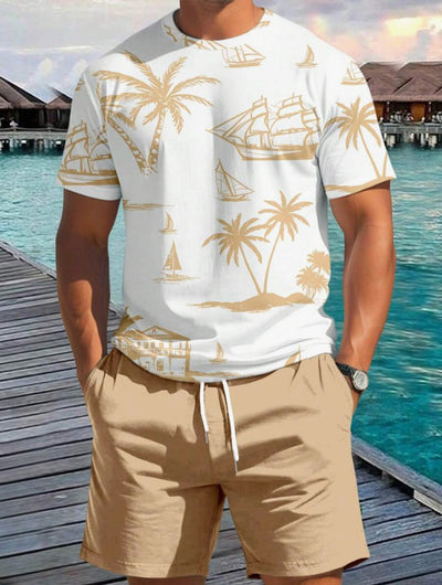 Barea – Elegante Zomerse Tweedelige Set met Print