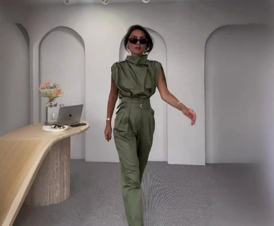 Jasmine - Elegante jumpsuit met afslankende taille