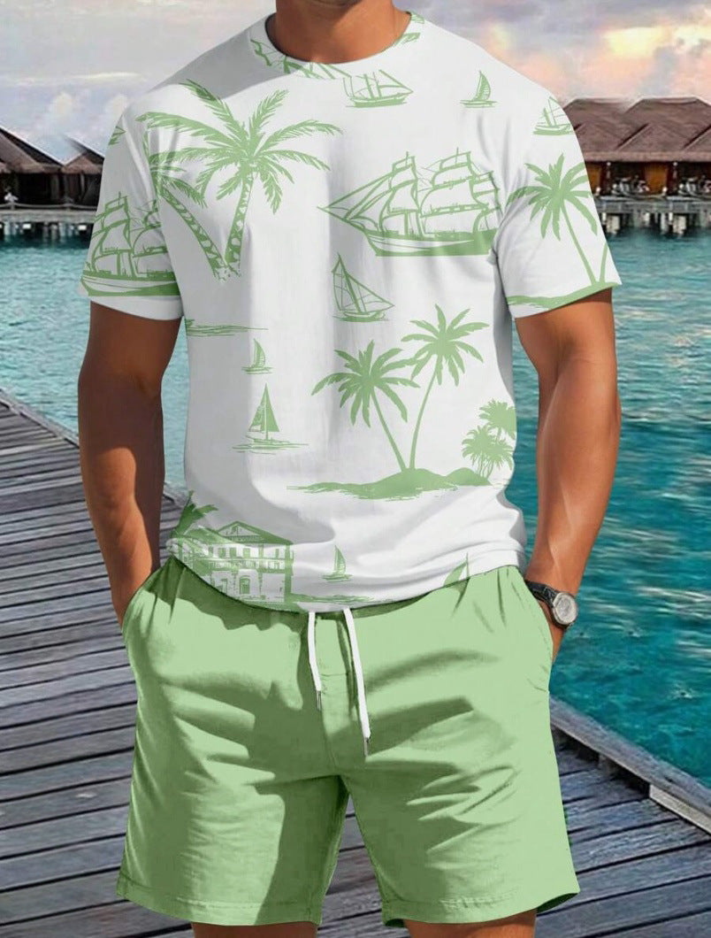 Barea – Elegante Zomerse Tweedelige Set met Print