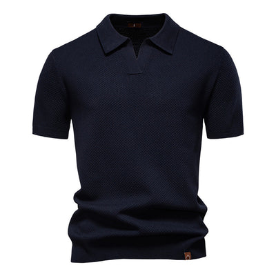 Ulrich – Gestructureerd poloshirt