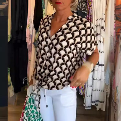 Sophie - Zomers shirt met V-hals