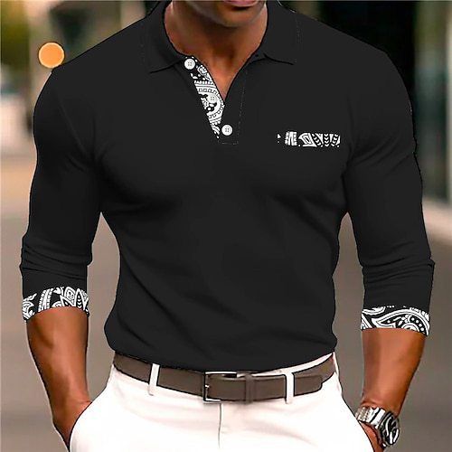 Sweatshirt met knoop voor heren