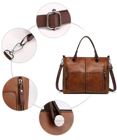 Thalia - Stijlvolle Leren Tas