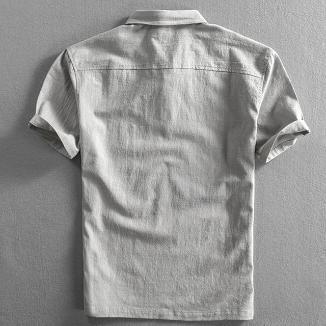 Amalfi Linnen Poloshirt