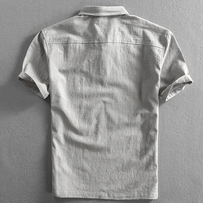Amalfi Linnen Poloshirt