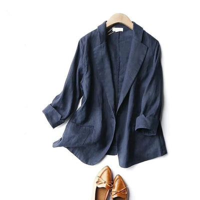 ALENA LINNEN BLAZER