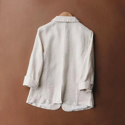 ALENA LINNEN BLAZER