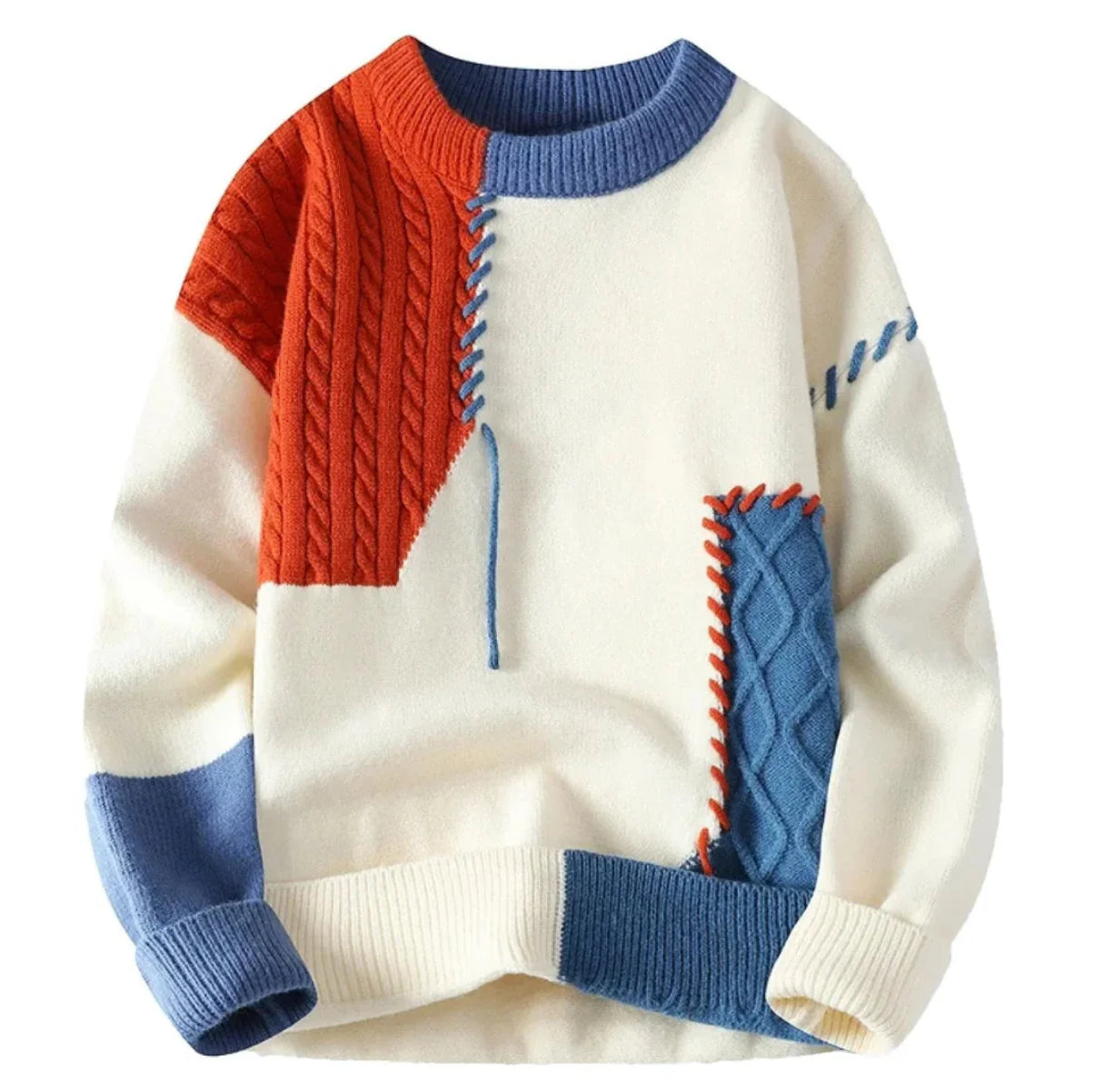Alex | Patchwork Trui