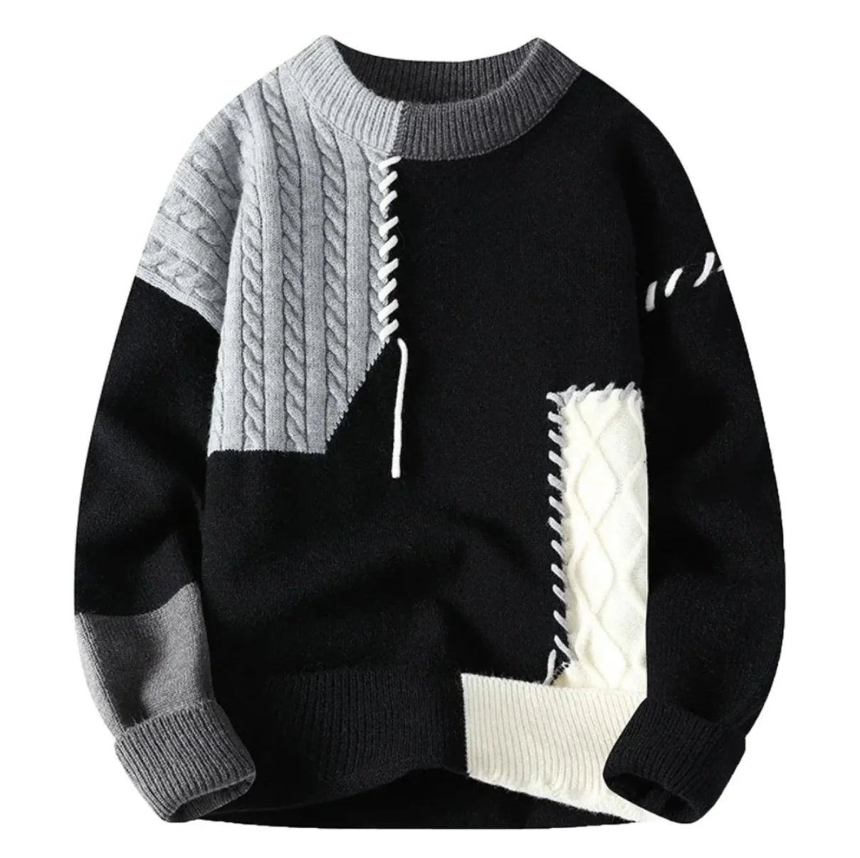 Alex | Patchwork Trui
