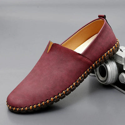 Santorini leren loafers