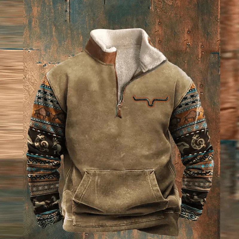 Dakota™ | Grafisch Sweatshirt met Rits