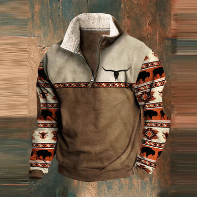 Dakota™ | Grafisch Sweatshirt met Rits