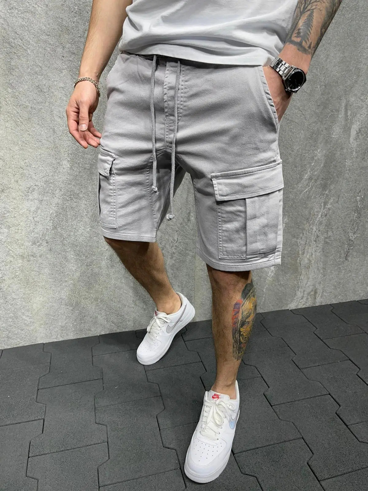 Jelte – Casual Cargo Shorts met Meerdere Zakken