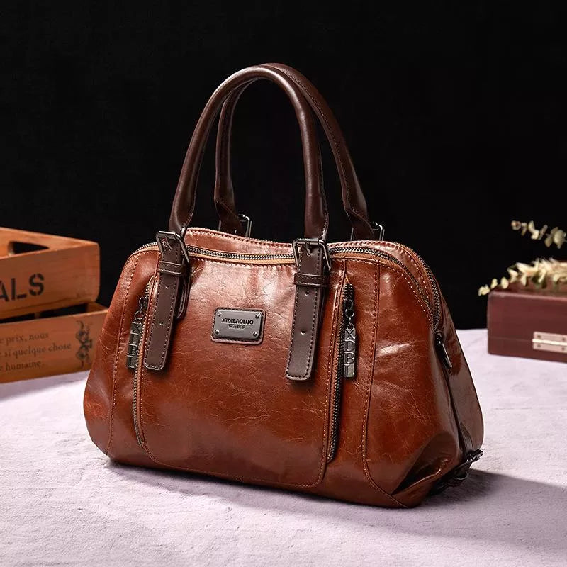 Nina - Chique Leren Tas