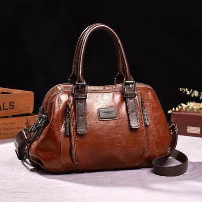 Nina - Chique Leren Tas
