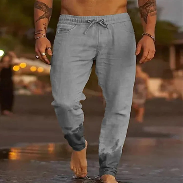 Luuk™ - Casual herenbroek van katoenmix