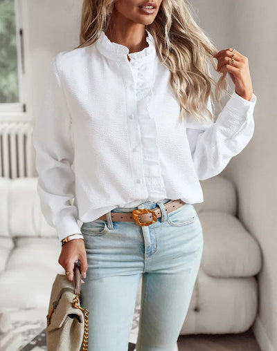 Yara - Elegante Gestreepte Blouse