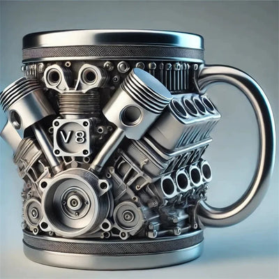 ThrottleCup - V-motoren stalen beker