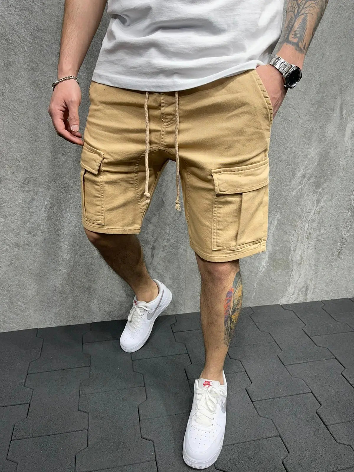 Jelte – Casual Cargo Shorts met Meerdere Zakken