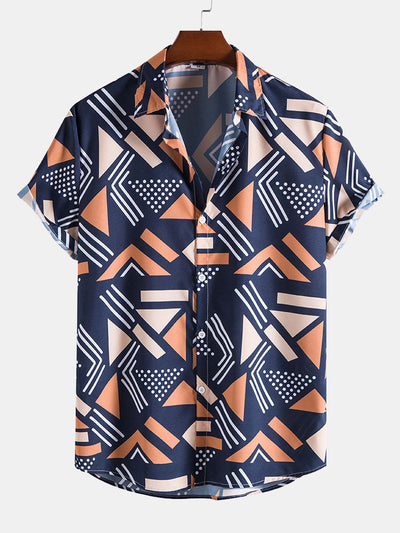 Set met geometrische print