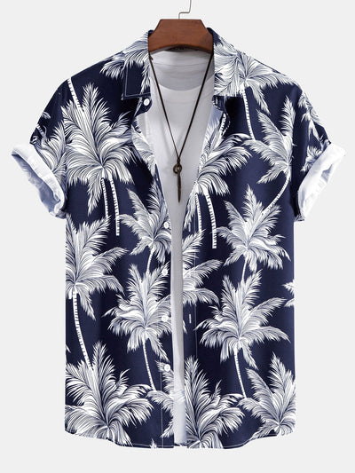 Set met palmboomprint