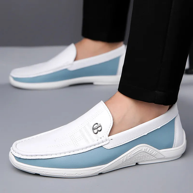 Bartel - Zomerse casual leren loafers