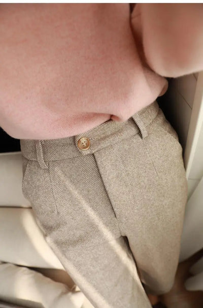 Bram - Elegante wollen maatwerkbroek