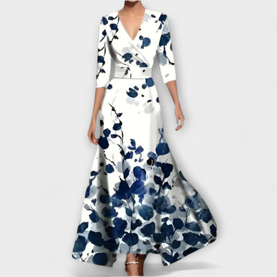 Alma - Elegante Mouw Ontwerp Damesjurk