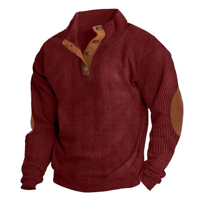 Coen - Langarm gestreept sweatshirt