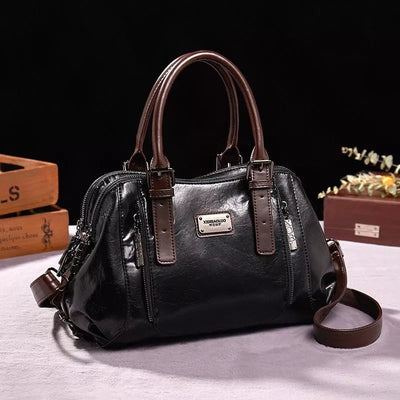 Nina - Chique Leren Tas