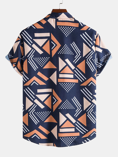 Set met geometrische print