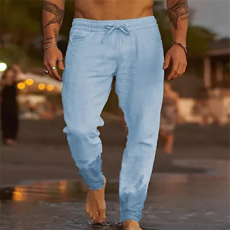 Luuk™ - Casual herenbroek van katoenmix