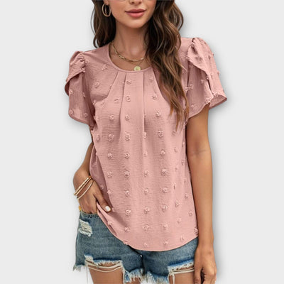 De perfecte polkadotblouse