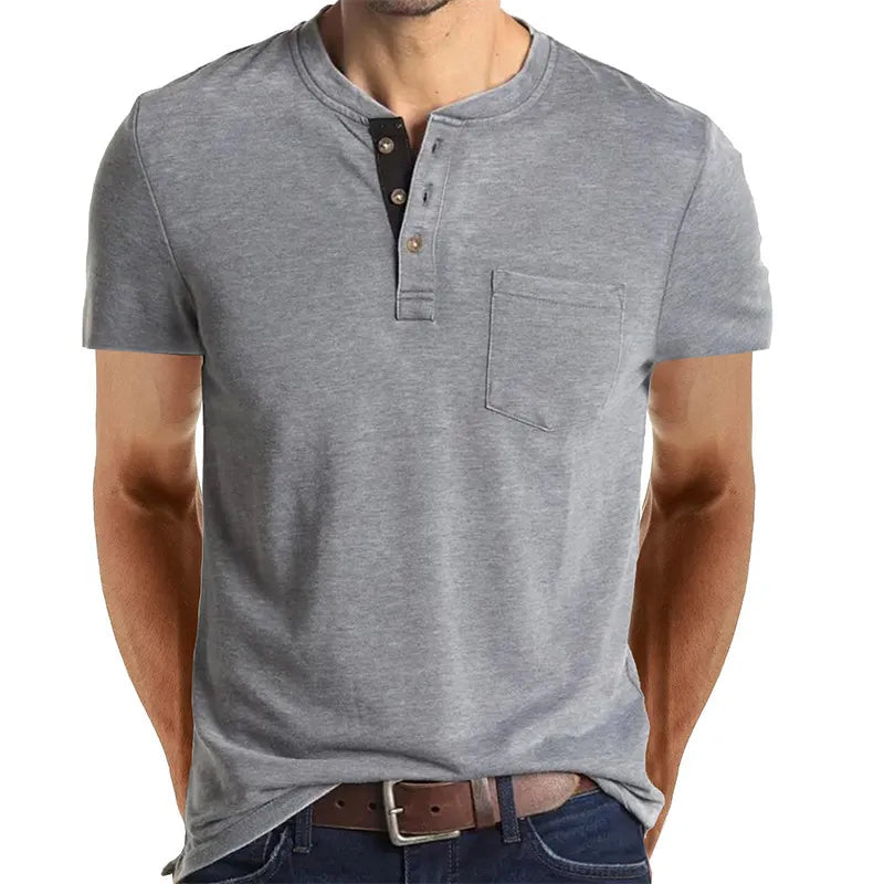 Bas - Vintage Hals T-shirt