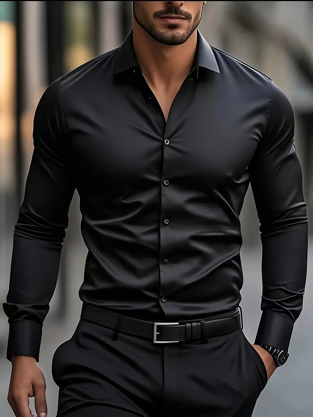 Byron - Elegante Overhemd met Lange Mouwen
