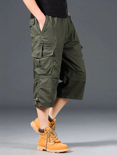 Esman - Cargo Shorts met Elastische Taille