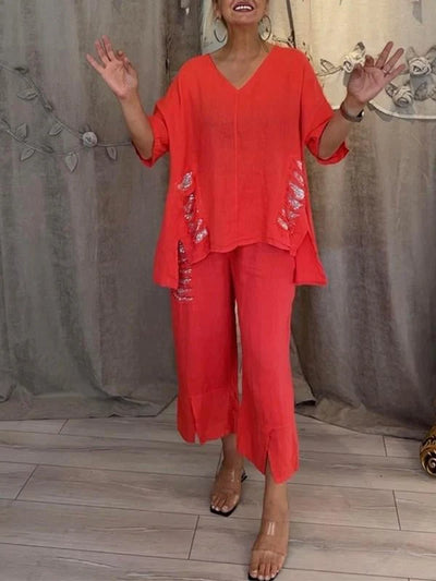 WIT | Tweedelig Zomeroutfit