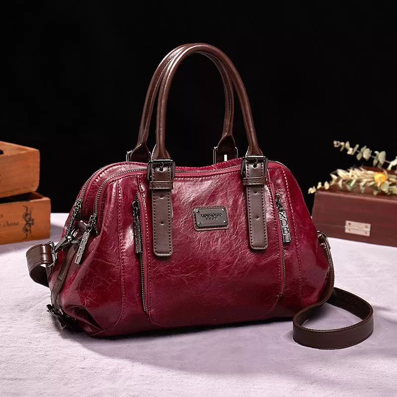 Nina - Chique Leren Tas