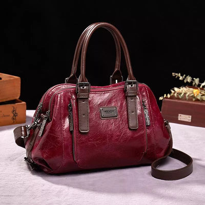 Nina - Chique Leren Tas