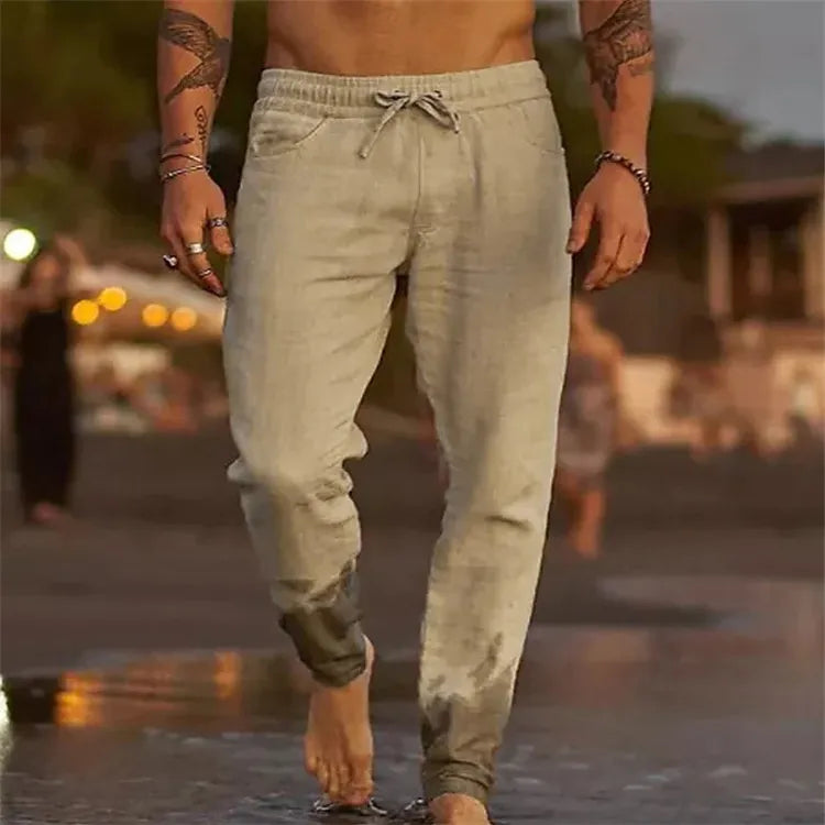 Luuk™ - Casual herenbroek van katoenmix