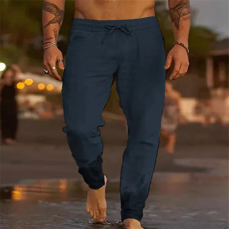 Luuk™ - Casual herenbroek van katoenmix