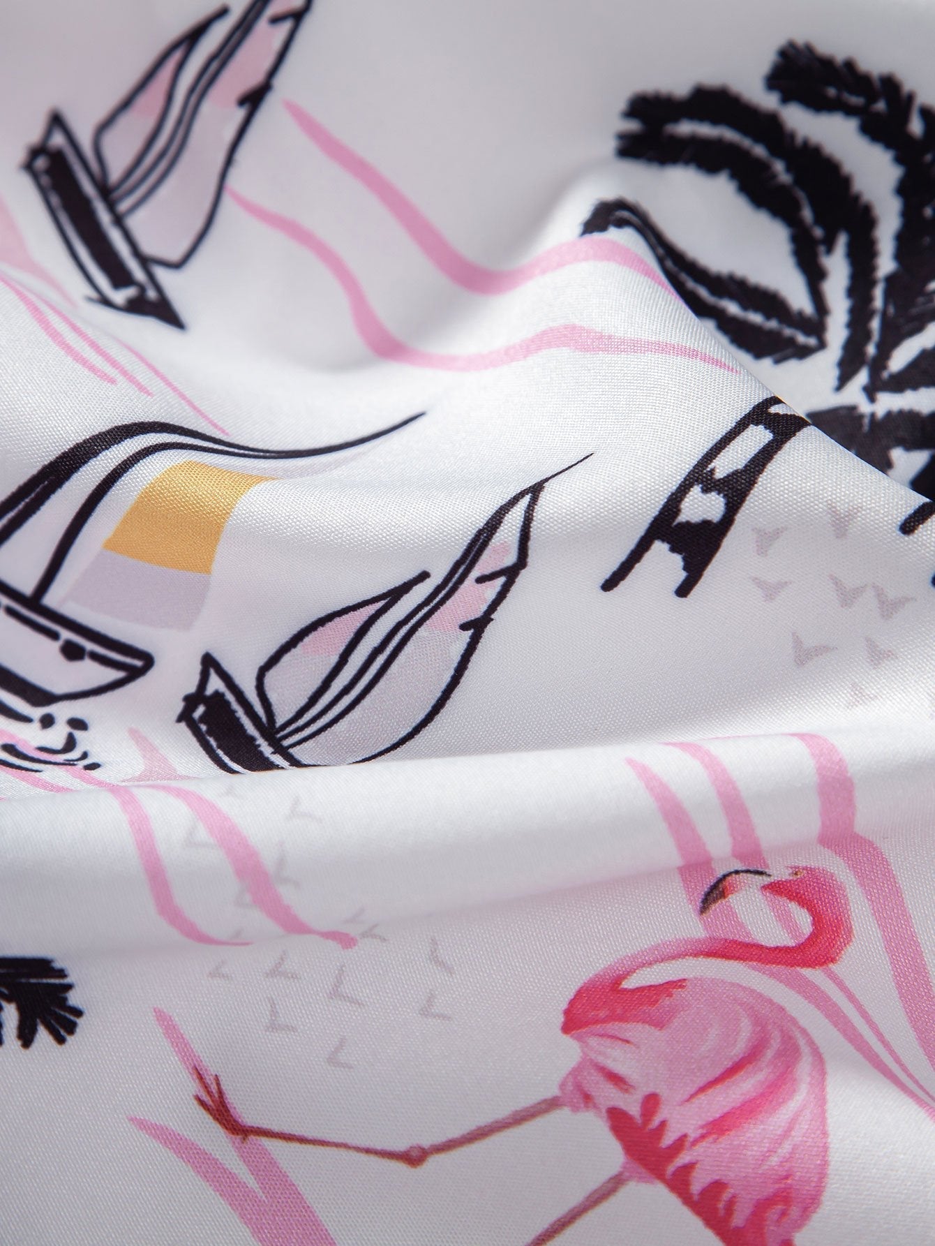 Palmboom Flamingo Print Set