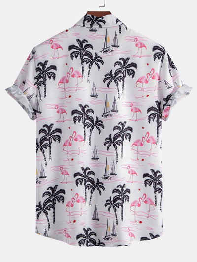 Palmboom Flamingo Print Set